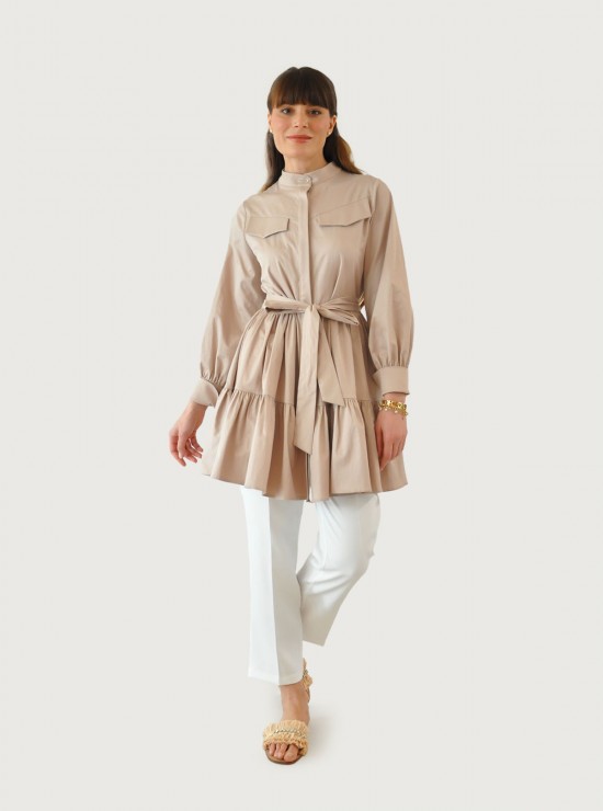 Alice Katlı Tunik - Bej