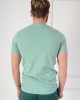 Basic Slim Fit Yeşil Erkek Tişört