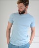 Basic Slim Fit Mavi Erkek Tişört